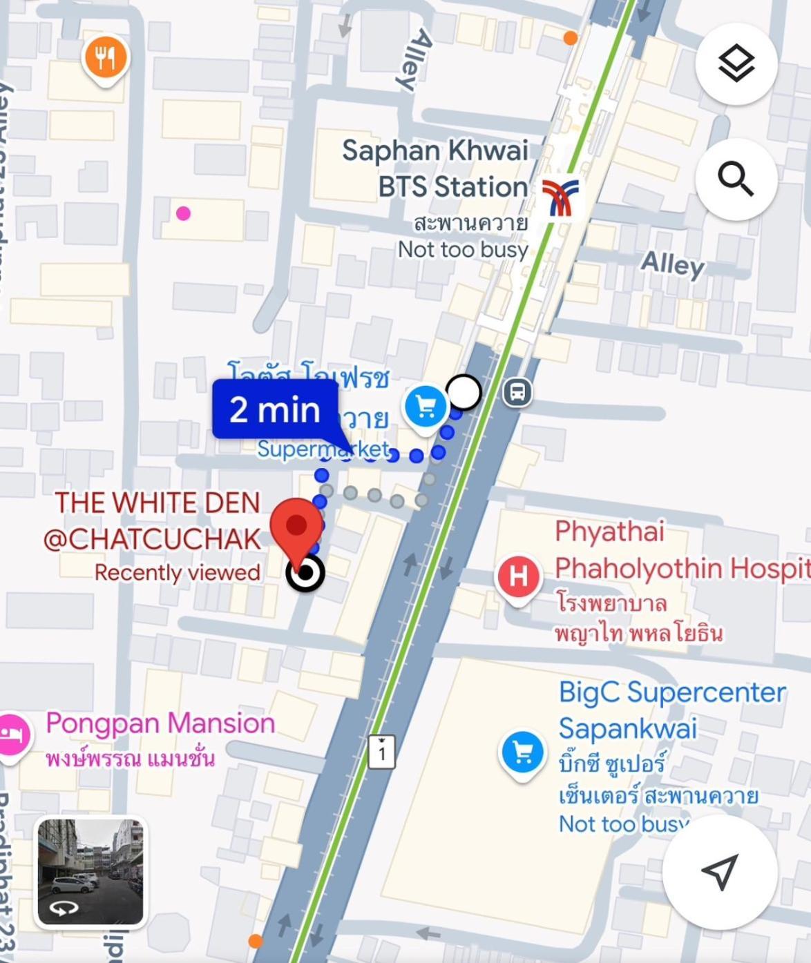 The White Den Chatuchak Bangkok Extérieur photo